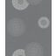Rasch #tapetenwechsel 808803 grafikus stilizált virágkörök antracit ezüst tapéta