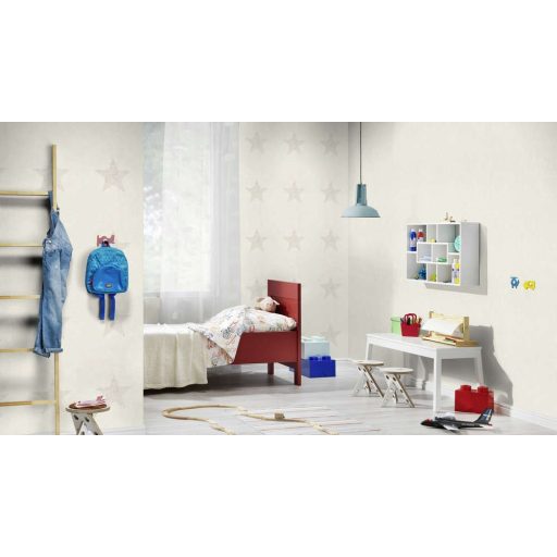 Rasch #tapetenwechsel 809404 strukturált egyszínű világos meleg szürke tapéta