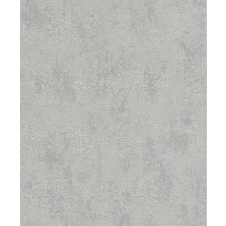 Rasch #tapetenwechsel 809442  strukturált egyszínű ezüstszürke tapéta