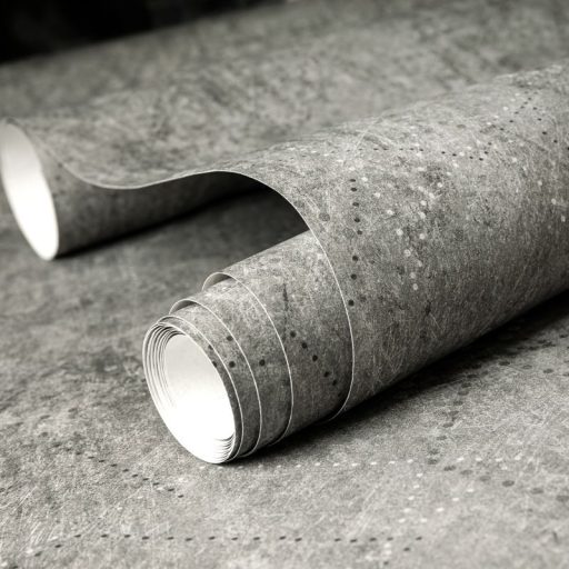 Applikált üveggyöngyökkel díszített holdi tájat krátereket imitáló körökből pontokból álló minta szürke sötétszürke és ezüstszürke tapéta