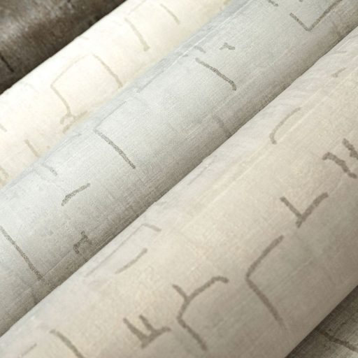 Üveggyöngyökkel díszített finom csillogású monokróm hátterű szabálytalan elemek mintája elefántcsont krém bézs és bézsarany tapéta