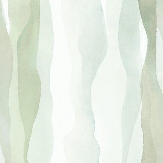   Színátmenetes kissé absztrakt innovatív hullámminta fehér kékeszöld és zsályazöld tónus tapéta