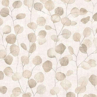   Bájos kissé naív pilealevelek mintája bézs világosbarna és barna tónus tapéta