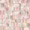 Színes és játékos geometriai minta apró elemekből fehér bézs barna narancs és rózsaszín tónus tapéta