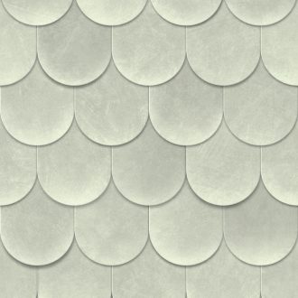   Mint a tetőn a hódfarkú cserép tapétaminta zöld/zsályazöld tónus tapéta