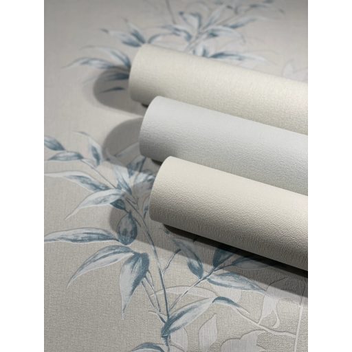 Finom textilstruktúrájú egyszínű minta krém/krémfehér tónus tapéta