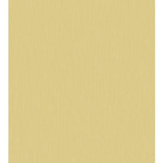   Függőleges szálhúzású nyers selyem hatású strukturált minta currysárga tónus tapéta