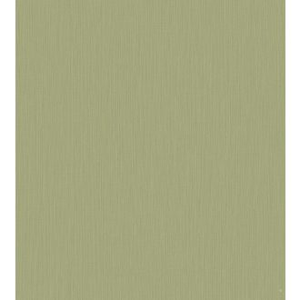   Függőleges szálhúzású nyers selyem hatású strukturált minta hamvas páfrányzöld  tónus tapéta