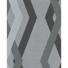   Novamur Giulia 82156 (6777-30) Geometrkius minta szürke árnyalatok fekete ezüst tapéta