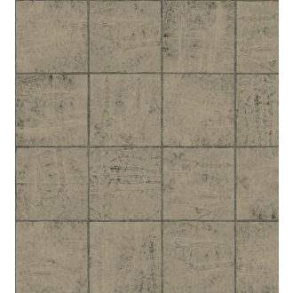   Casadeco Natsu 82169702 OSAKA geometrikus négyzetek arany fekete tapéta