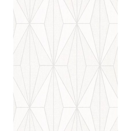 Novamur Giulia 82178 (6781-30) Geometrikus rombuszok fehér krém szürkésbézs tapéta