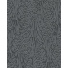   Novamur Giulia 82218 (6790-40) Grafikus szabálytalan legyezőformájú mintarajzolat szürke antracit ezüst tapéta