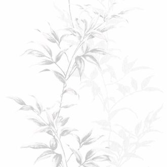   Novamur Hailey 82221 (6791-20) Natur realisztikus levélminta törtfehér szürke árnyalatok tapéta