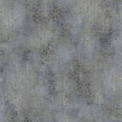   Novamur Hailey 82240 (6797-10) Natur Geometrikus Beton háttéren hatszögek kockák 3D szürke kékesszürke bézs antracit arany tapéta