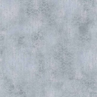   Novamur Hailey 82242 (6797-30) Natur Geometrikus Beton háttéren hatszögek kockák 3D szürke árnyalatok ezüst tapéta
