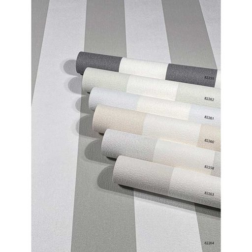 Novamur Hailey 82258 (6800-10) Klasszikus Csíkos törtfehér világosszürke tapéta