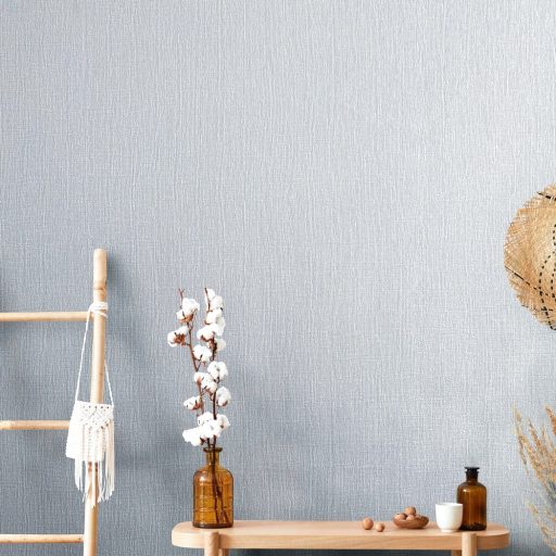 Diszkrét domborhatású texturált egyszínű minta világosszürke tónus tapéta