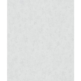   Filigrán vintage virágmotívum fehér szürke és ezüst pasztell tónusok fényes mintafelület tapéta