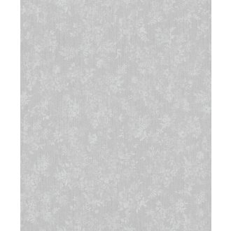   Filigrán vintage virágmotívum szürke bézs és ezüst pasztell tónusok fényes mintafelület tapéta