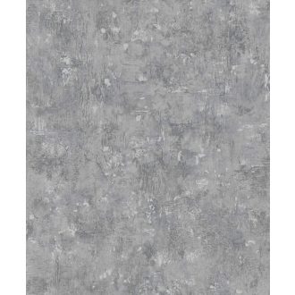   Konkrét természetes betonhatású minta szürke/sötétszürke gyönyházfényű fémes hatás tapéta