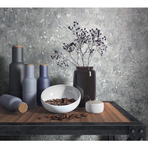 Konkrét természetes betonhatású minta szürke/sötétszürke gyönyházfényű fémes hatás tapéta