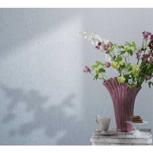 Strukturált felületű egyszínű minta szürke/szürkéskék tónus tapéta