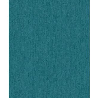   Finoman szőtt strukturált felületű egyszínű minta türkiz/türkizzöld tónus tapéta