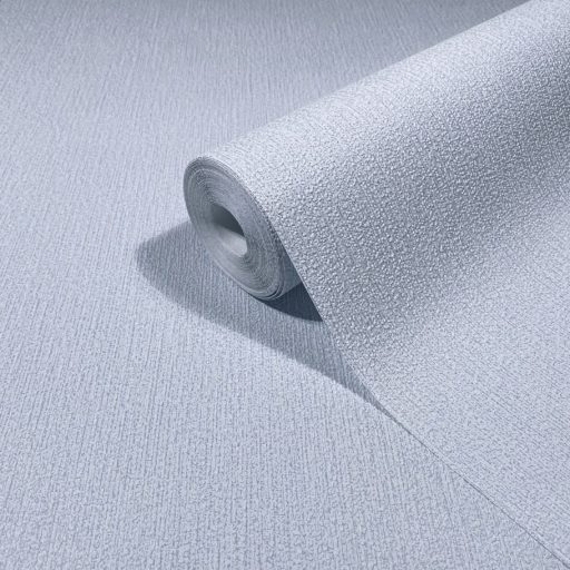 Finoman szőtt strukturált felületű egyszínű minta halvány égszínkék tónus tapéta