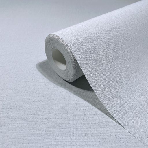 Természetes szinte lélegző texturált vászonhatású minta hűvös jégkék/szürkéskék tónus tapéta