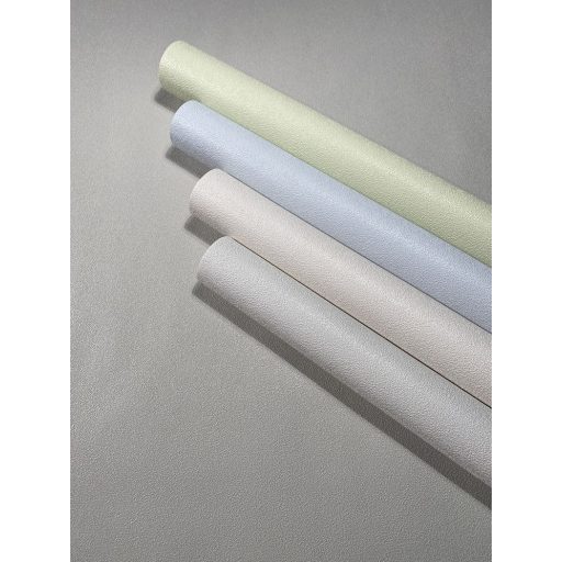 Finoman szőtt természetes egyszínű minta meleg krémes-szürke tónus tapéta