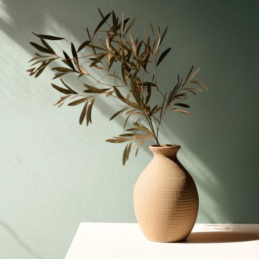 Finoman szőtt természetes egyszínű minta hűvös pasztell iszapzöld tónus tapéta