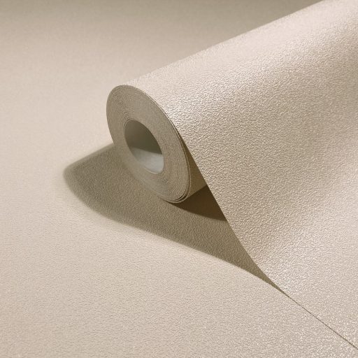 Finoman szőtt természetes egyszínű minta derengő lágy világosbézs tónus tapéta