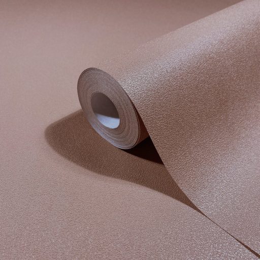 Finoman szőtt természetes egyszínű minta barna/barnás-vöröses tónus tapéta