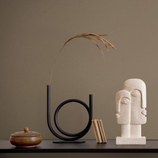 Finoman szőtt természetes egyszínű minta barna/középbarna tónus tapéta