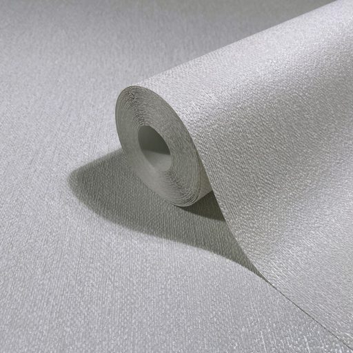 Finoman texturált természetes minta egyfajta grafikai fegyelemmel törtfehér gyöngyház és világosszürke tónus finom fény tapéta