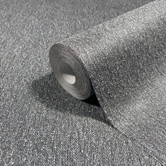   Finoman texturált természetes minta egyfajta grafikai fegyelemmel szürke antracit és ezüstfehér tónus finom fény tapéta