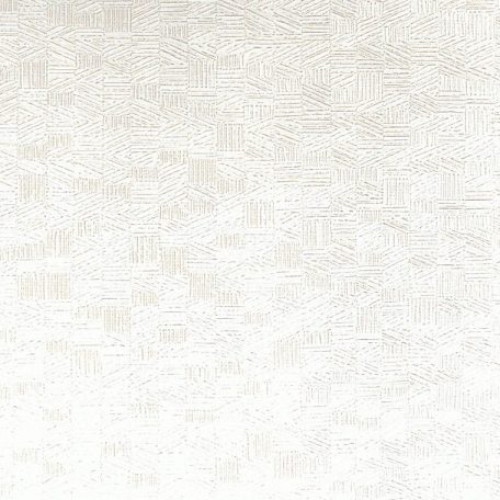 Casadeco Encyclopedia 82540117 LIGNUM BLANC geometrikus texturált faragott fa hatás fehér tapéta