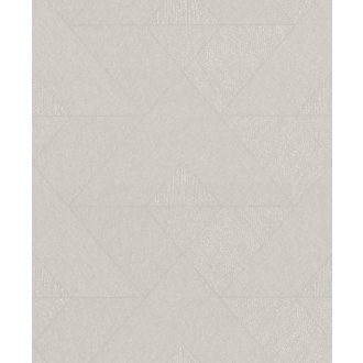   Finom árnyalt színvilágú geometriai minta lágy kontúrokkal ecru gyöngyház és bézs tónus tapéta