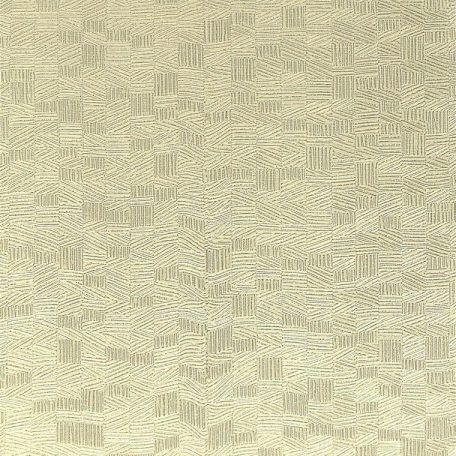 Casadeco Encyclopedia 82547101 LIGNUM AMANDE geometrikus texturált faragott fa hatás mandulazöld tapéta