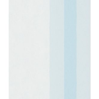  Tónusos csíkok váltakozó szélességben pasztell árnyalatban fehér és húvős égkék tónus tapéta