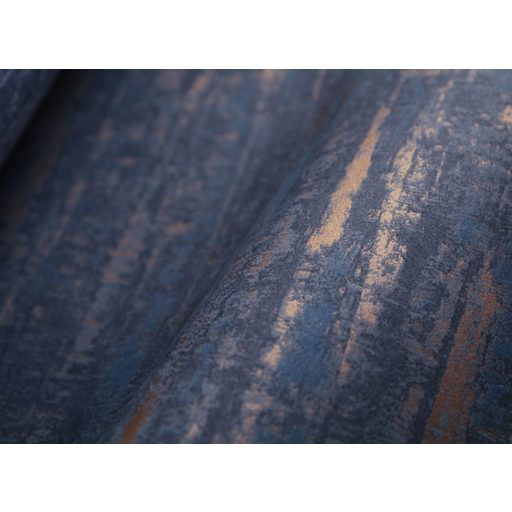 Casadeco Encyclopedia 82636430  CORTICIS ENCRE natur fakéreg minta tintakék csillogó rézszín fémes hatás tapéta