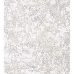   Casadeco Encyclopedia 82640232 TEREBRO BLANC művészi erdő ábrázolás fehér bézs szürke ezüst csillogó fémes hatás tapéta