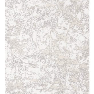   Casadeco Encyclopedia 82640232 TEREBRO BLANC művészi erdő ábrázolás fehér bézs szürke ezüst csillogó fémes hatás tapéta
