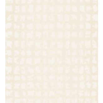   Casadeco Encyclopedia 82660147 FELINE BLANC Geometrikus minta fehér gyöngyház csillogó tapéta