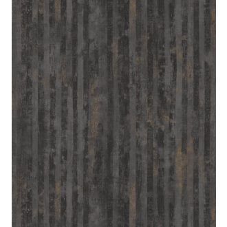   Casadeco Encyclopedia 82699562 LATICAUDA NOIR Natur texturált pikkelyes kígyóbőr csíkos fekete és szürke árnyalatok csillogó arany tapéta