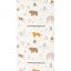 Casadeco Happy Dreams 82721250 SAVANNA BEIGE szavannai állatok krémfehér bézs barna szürke kék tapéta