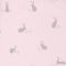 Casadeco Happy Dreams 82744111 BUNNY CORAL/ROSE nyuszik rózsaszín szürke zöld piros tapéta