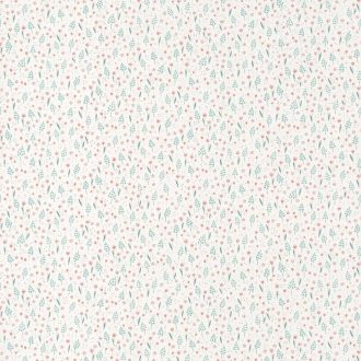   Casadeco Happy Dreams 82756213  LIBERTY BLUE/ROSE kis virágok krém kék rózsaszín korall tapéta