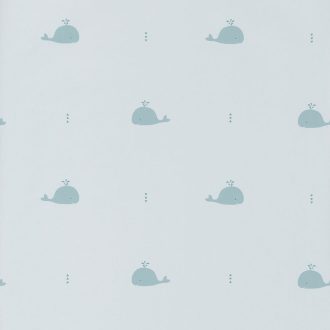   Casadeco Happy Dreams 8276122 WHALE BLUE bálna szürke kék tapéta