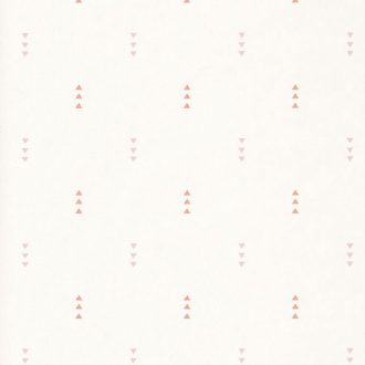   Casadeco Happy Dreams 82814123 ALL OVER TRIANGLE ROSE CORAIL háromszögek krém rózsaszín korall tapéta